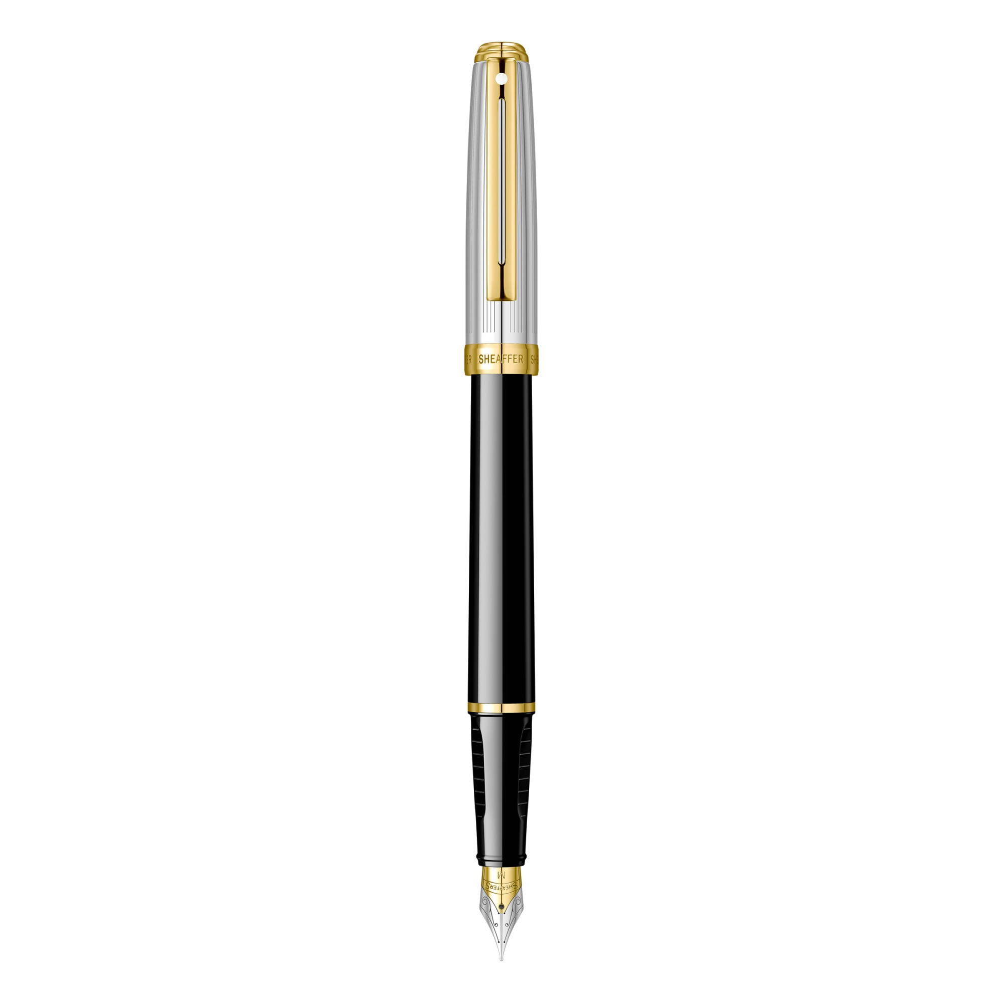 Stilou Sheaffer Prelude Black Onyx Laque & Chased Palladium GT