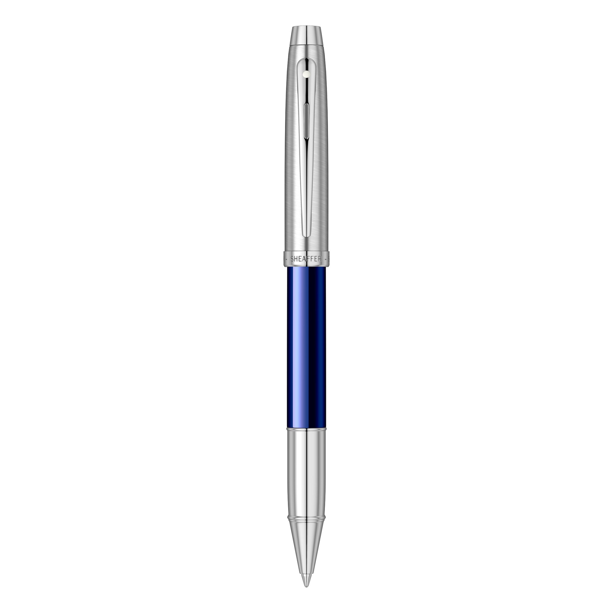 Roller Sheaffer 100 Translucent Blue & Brushed Chrome NT