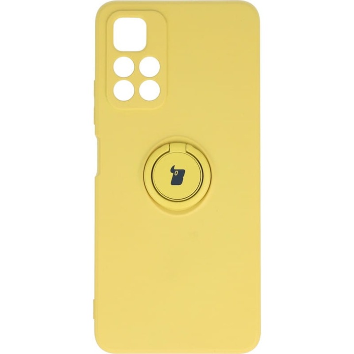 Калъф за телефон, Bison, Силиконов, За Xiaomi Poco M4 Pro 5G/Redmi Note 11S 5G, Жълт