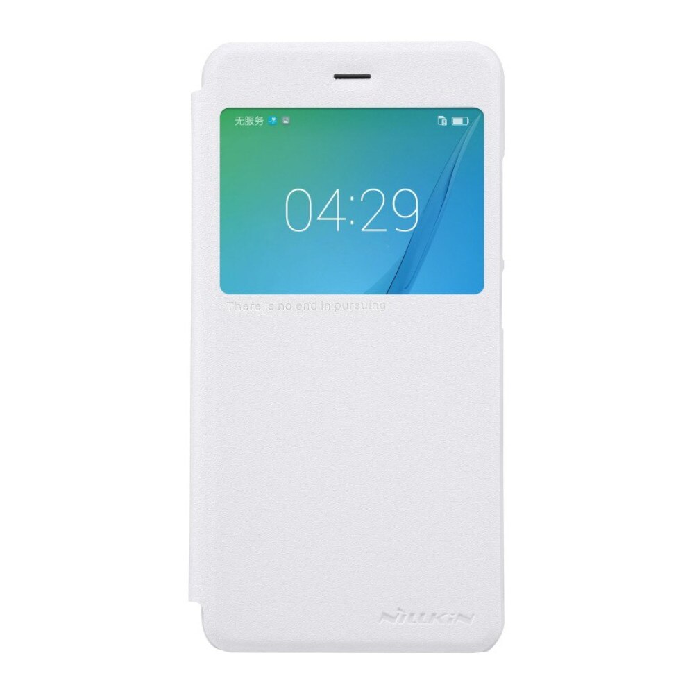 Husa flip Nillkin Sparkle pentru Huawei Nova, alb