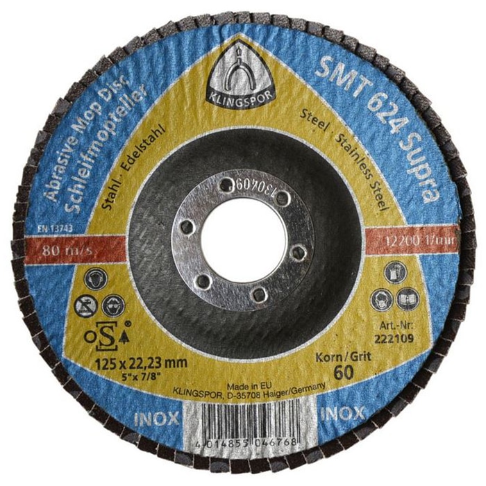 Disc lamelar frontal Klingspor SMT 624, P80