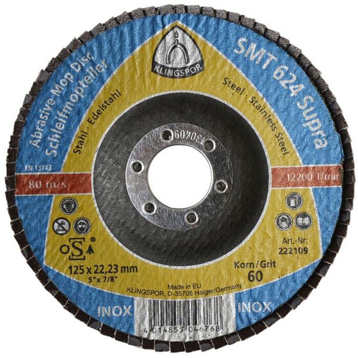 Disc lamelar frontal Klingspor SMT 624 P60