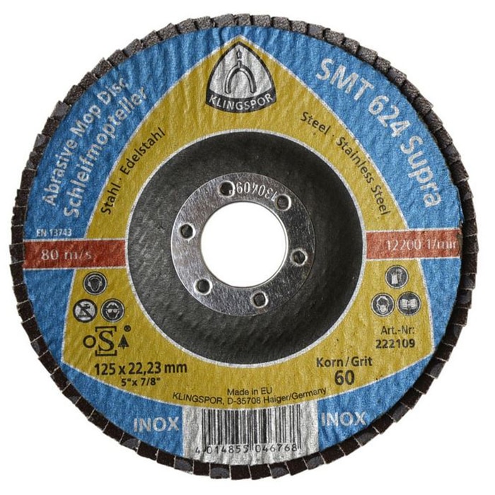 Disc lamelar frontal Klingspor SMT 624, P40