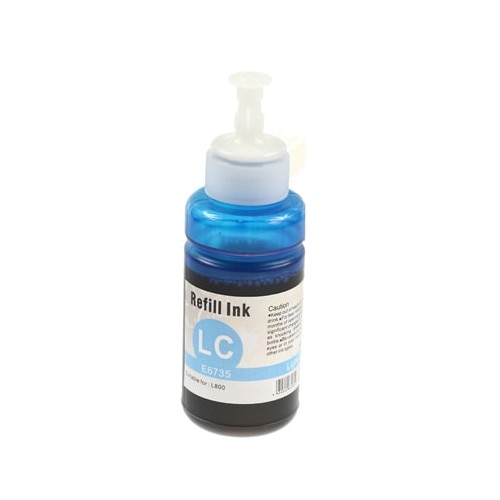 Flacon Epson T6735 Compatibil - L120, L130, L310, L365, L565, L655, L800, L805, L810, L850, L1300, L1800 - Light Cyan, 70 ml