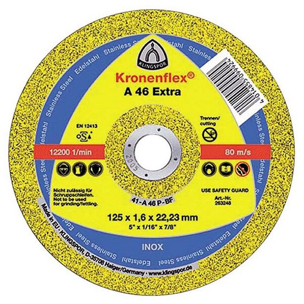 Disc de debitare Klingspor A 46 Extra, 115x1,6x22m