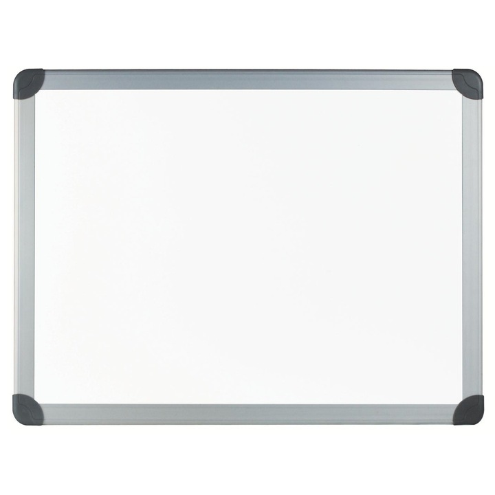 Tabla alba magnetica Desq, 60x90cm, rama aluminiu, accesorii incluse