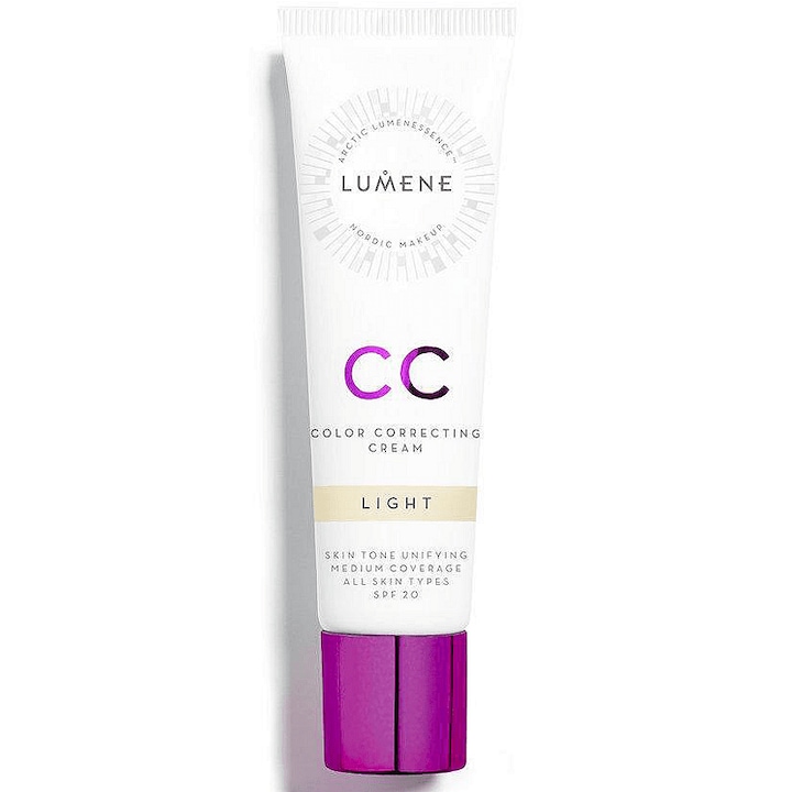 CC Крем Lumene Correcting Cream, Абсолютно съвършенство, 7в1, SPF 20, Веган, 30мл, Light