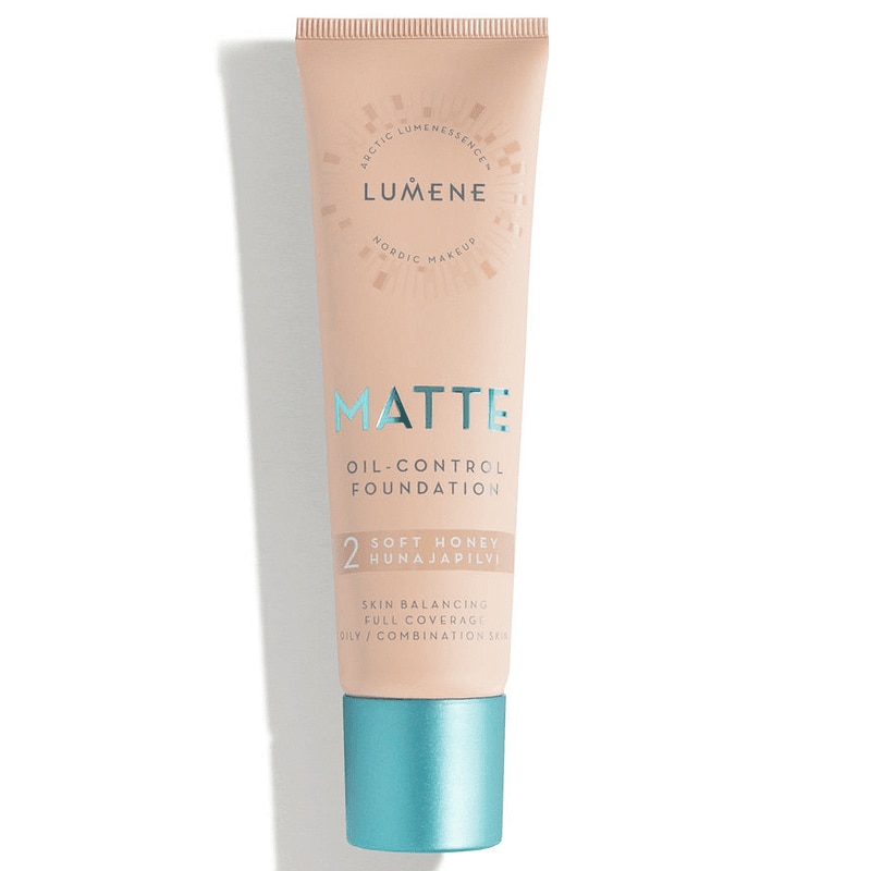 Фон дьо тен Lumene Matte Oil-control Foundation, Веган, Матиращ, 30мл ...