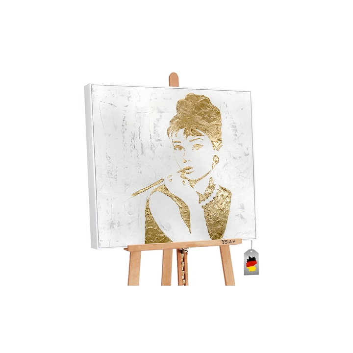 ΠΠ°ΡΡΠΈΠ½Π° Π½Π° Π°ΠΊΡΠΈΠ»Π½ΠΎ ΠΏΠ»Π°ΡΠ½ΠΎ "Audrey", 80Ρ
80ΡΠΌ