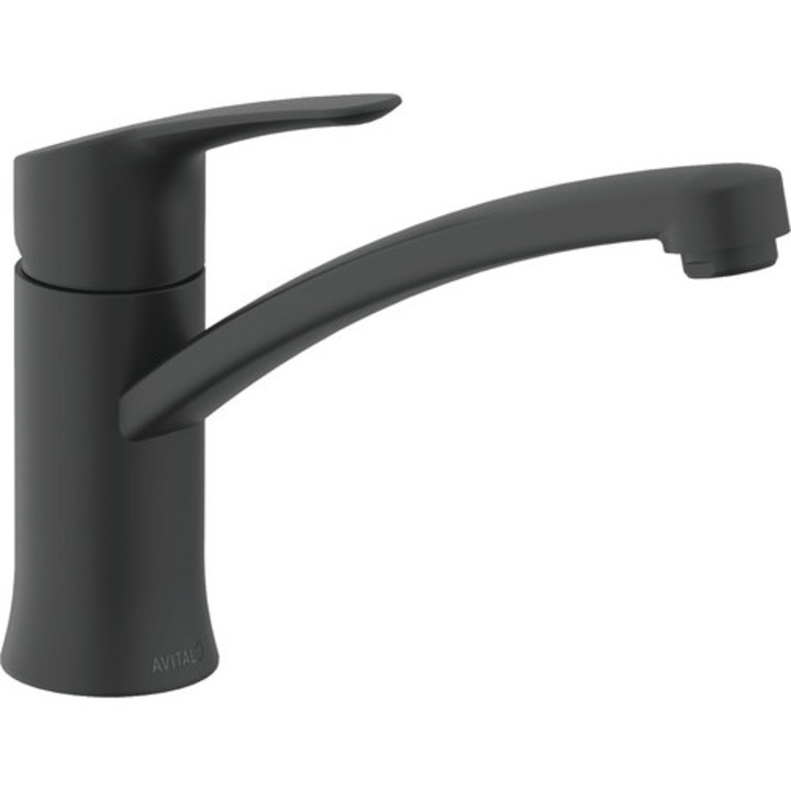 MARA konyhai csaptelep, egykaros, fekete