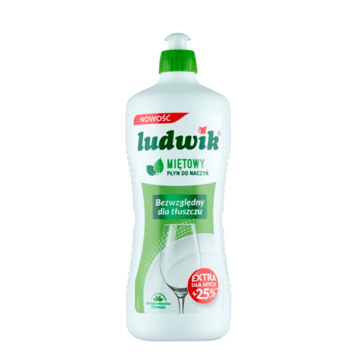 Detergent de vase, Ludwig, Menta, 900 g