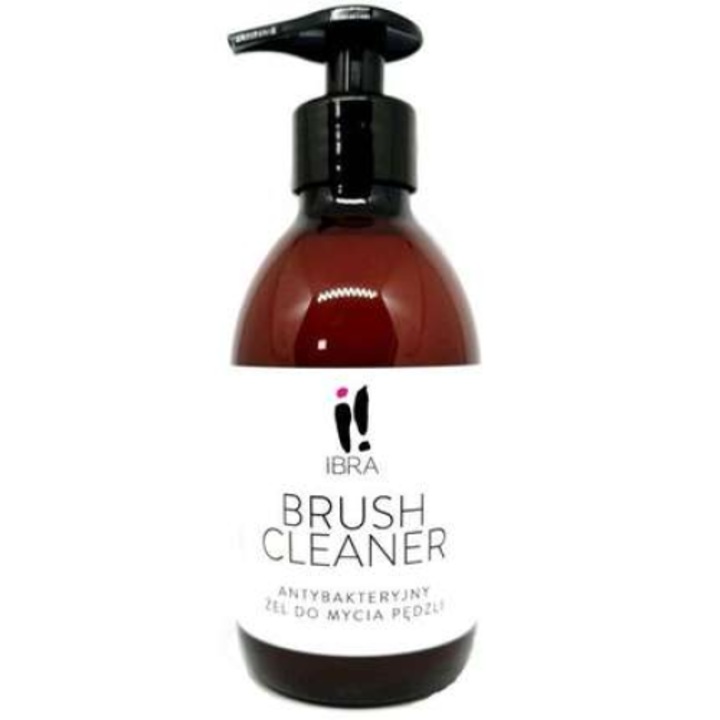Почистващ гел, Ibra, За четки за грим, Антибактериален, 300 мл, Прозрачен