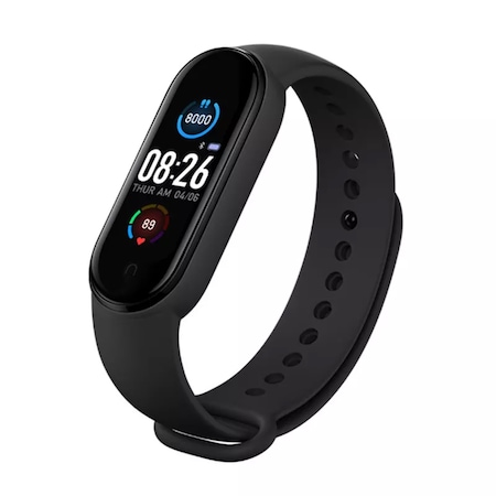 Bratara Fitness Smart M5 NextFarma®, Display OLED, Masurare Ritm Cardiac, Puls, Activitate, Calorii, Pedometru, Notificarri, Bluetooth, Negru