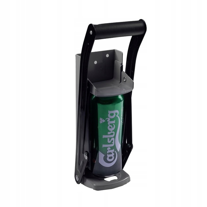 Compresor De Conserve 2 In 1 Cu Deschizator, Gadgetmaster, Constructie Stabila, Manere Din Cauciuc Confortabile, Reduce Volumul De Deseuri, Protejeaza Mediul Si Economiseste Bani, Poate Fi Montat Pe Perete (Suruburi Incluse), 33 x 10 x 8 cm, Multicolor