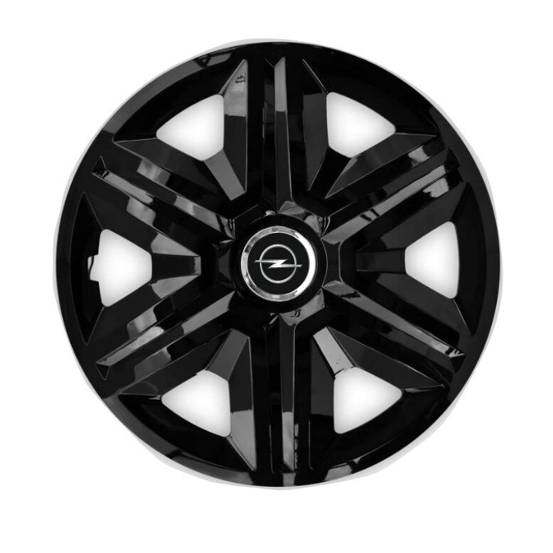 Set 4 capace roti hubcaps fast black R14 pentru gama auto Opel - eMAG.ro