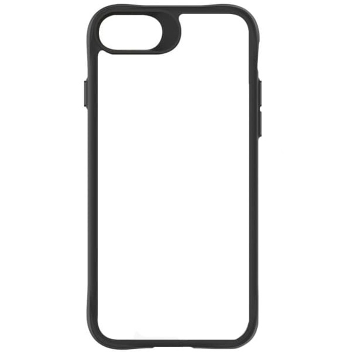3MK telefontok Apple iPhone 7 / 8 / SE 2 / 3 telefonhoz, poliuretán / polikarbonát, fekete / átlátszó