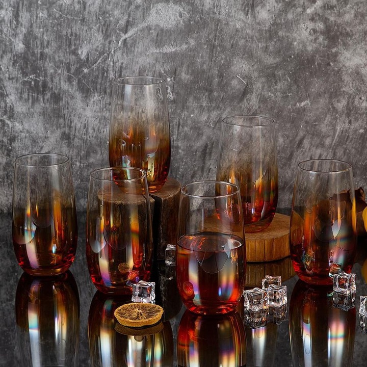 К/кт чаши за вода- кафяв хамелеон