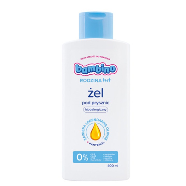 Tusfürdő, Bambino, Hidratáló, 400 ml