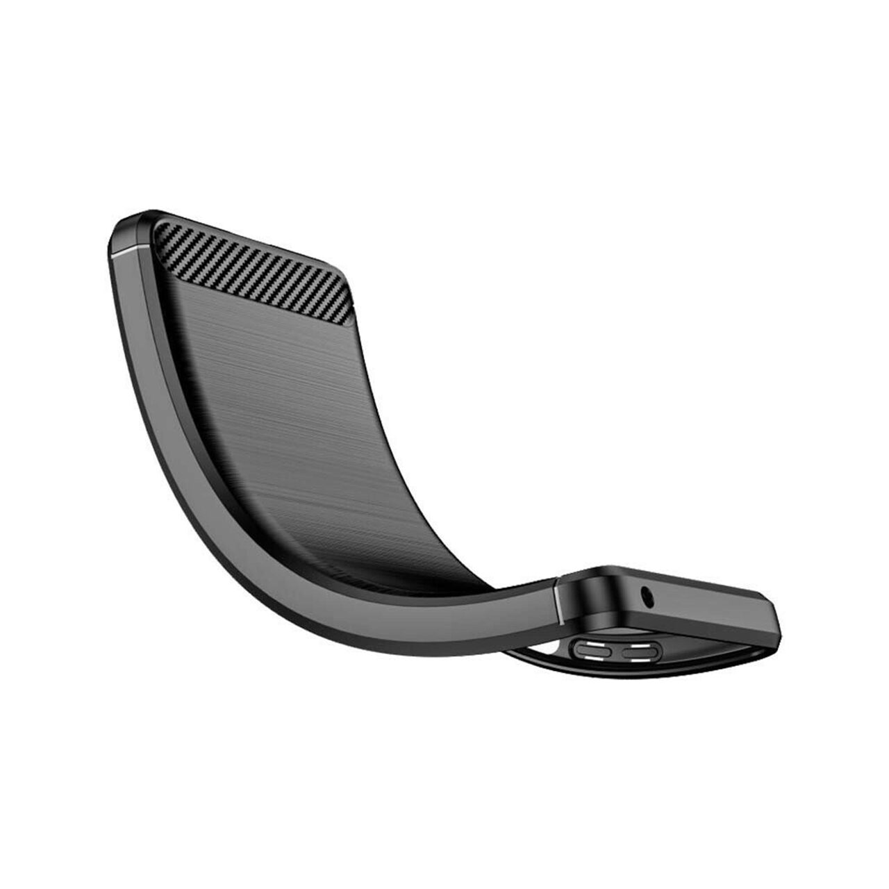 Husa pentru Xiaomi Redmi Note 11 Pro 4G / Note 11 Pro 5G / Note 12 Pro 4G - Techsuit Carbon Silicone - Black