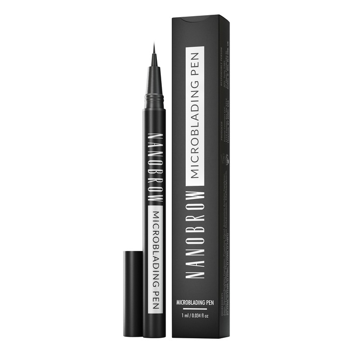 Stilou sprancene Nanobrow Microblading Pen Espresso