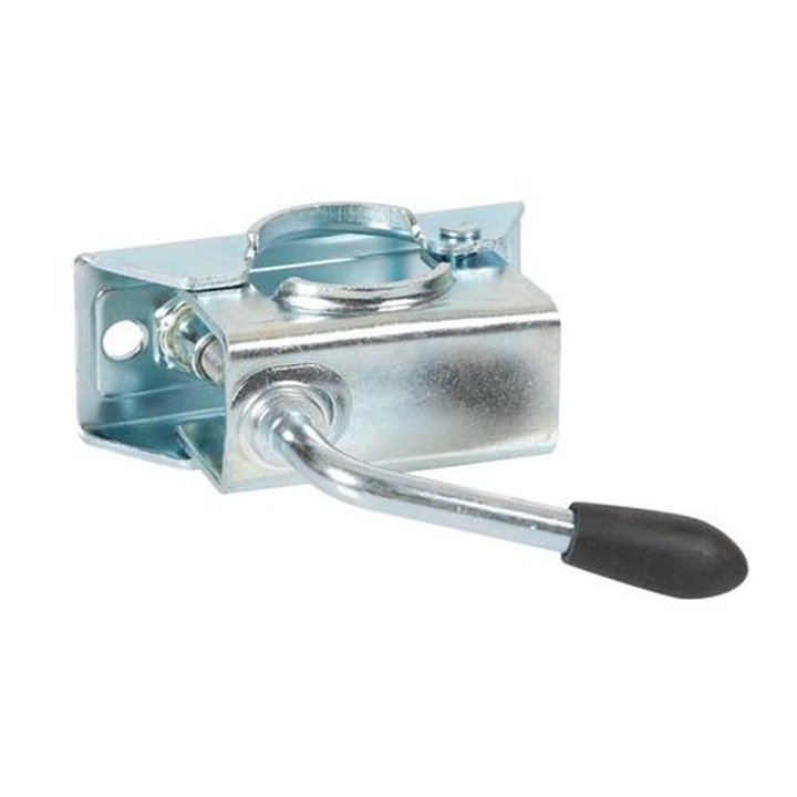 Clema roata de manevra, Lampa, Otel, 48 mm, Argintiu/Negru