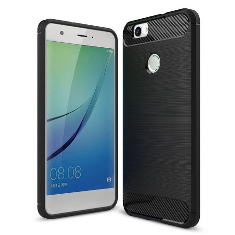 Carcasa Huawei Nova, Silicon, Protectie Spate si Lateral, Culoare Negru