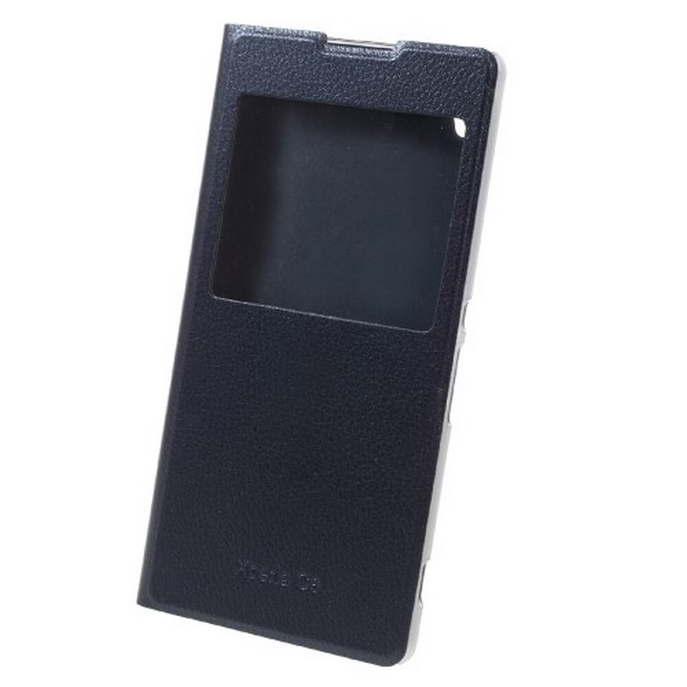Husa Sony Xperia XA Ultra, Piele Ecologica, Book, Ultraslim, Culoare Dark Blue
