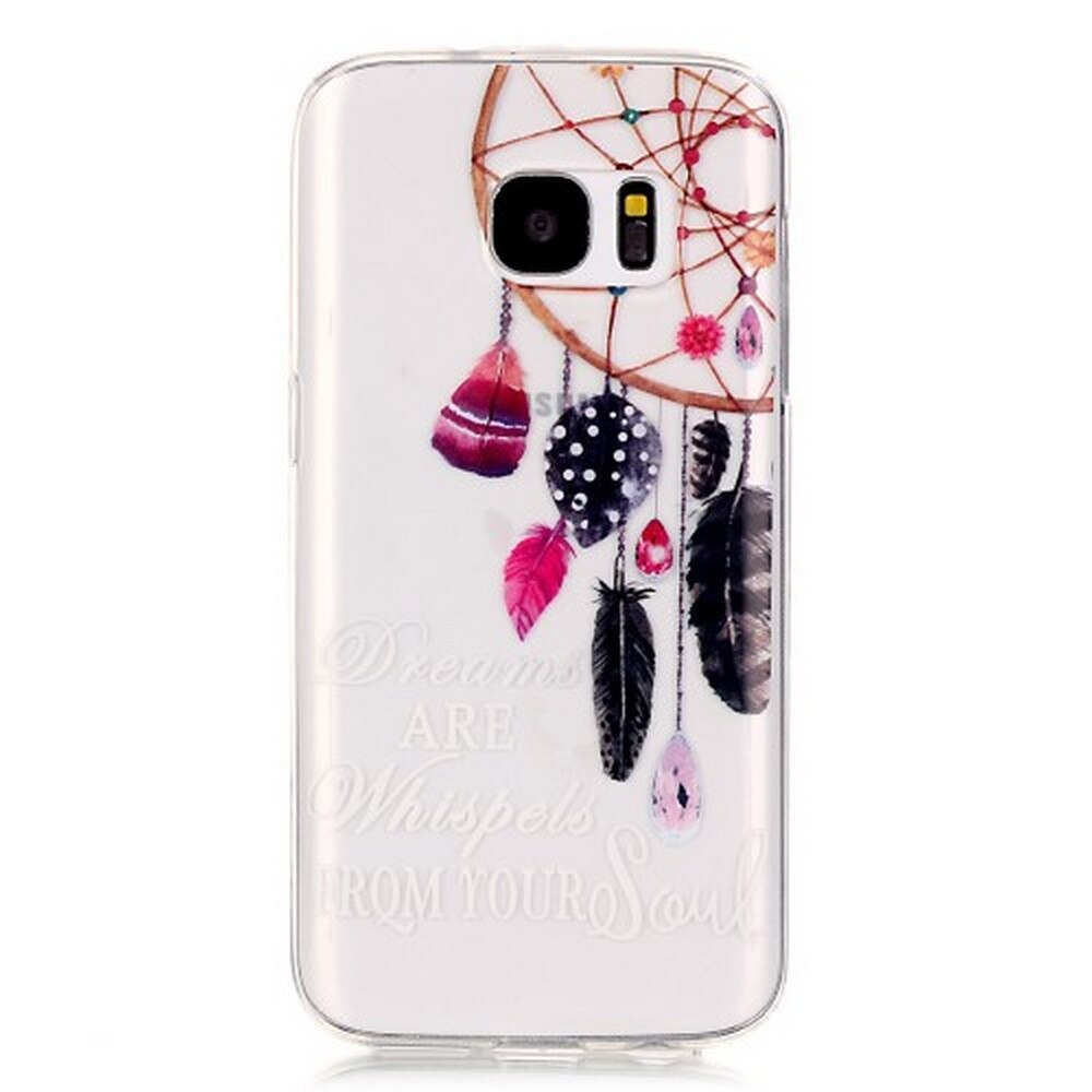 Carcasa Samsung Galaxy S7 G930, Protectie Spate, Silicon, Imprimeu Dream Catcher