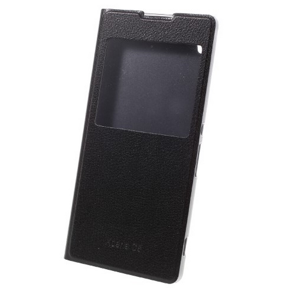 Husa Sony Xperia XA Ultra, Book, Piele Ecologica, Descupaj Ecran, Culoare Negru