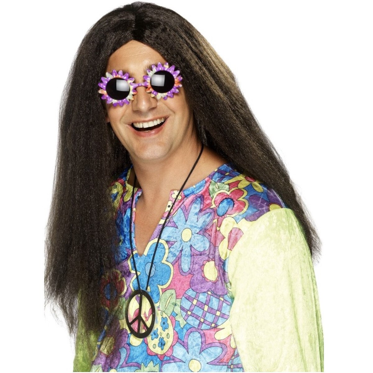 Peruca hippie barbati