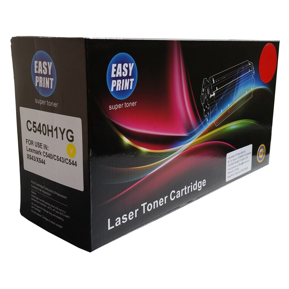 Toner EASY PRINT Galben, 2000 pag, compatibil C540H1YG/C540H2YG