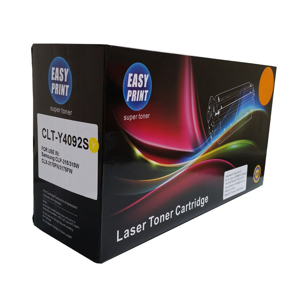 Toner EASY PRINT Galben, 1000 pag, compatibil CLT-Y4092S