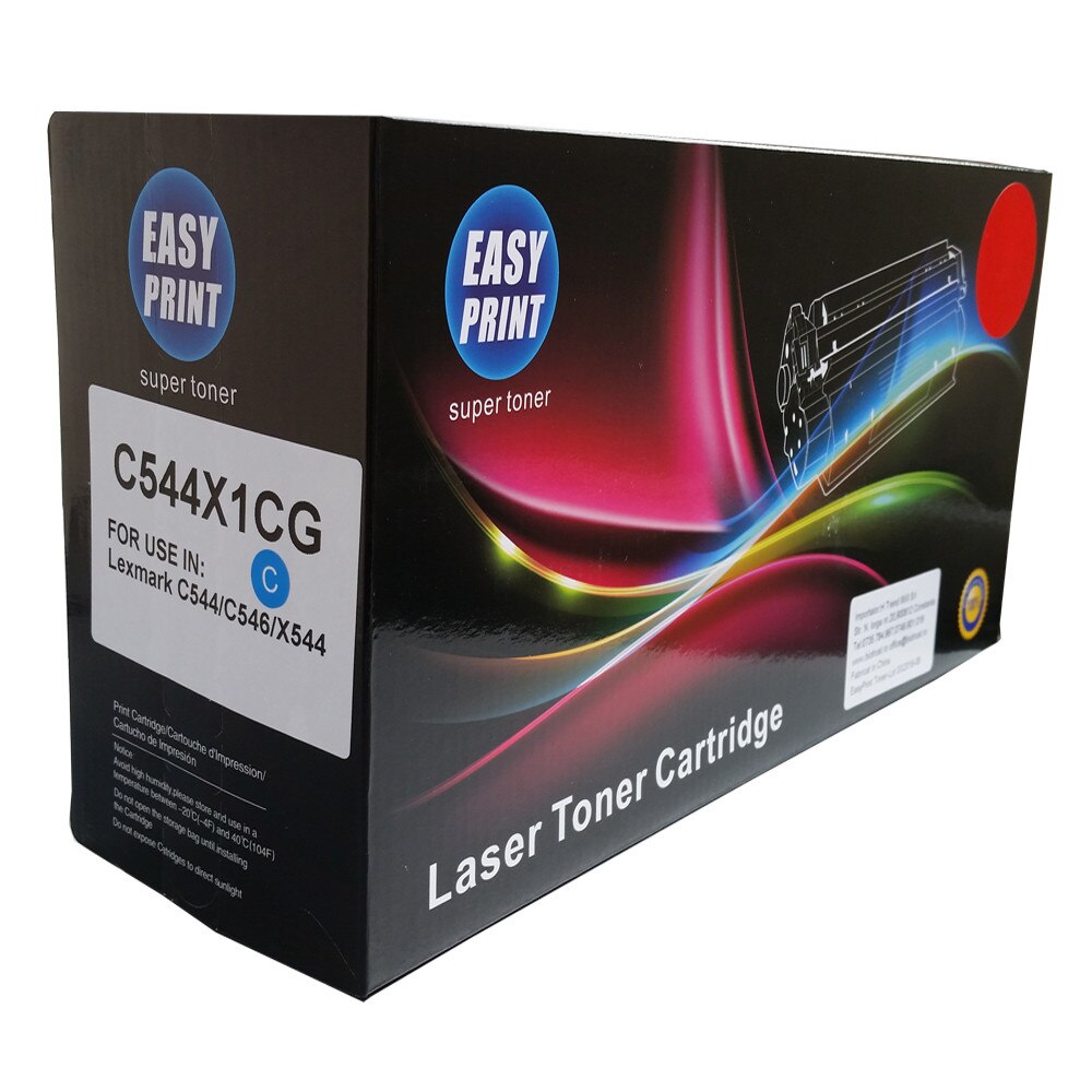 Toner EASY PRINT Cyan, 4000 pag, compatibil C544X1CG