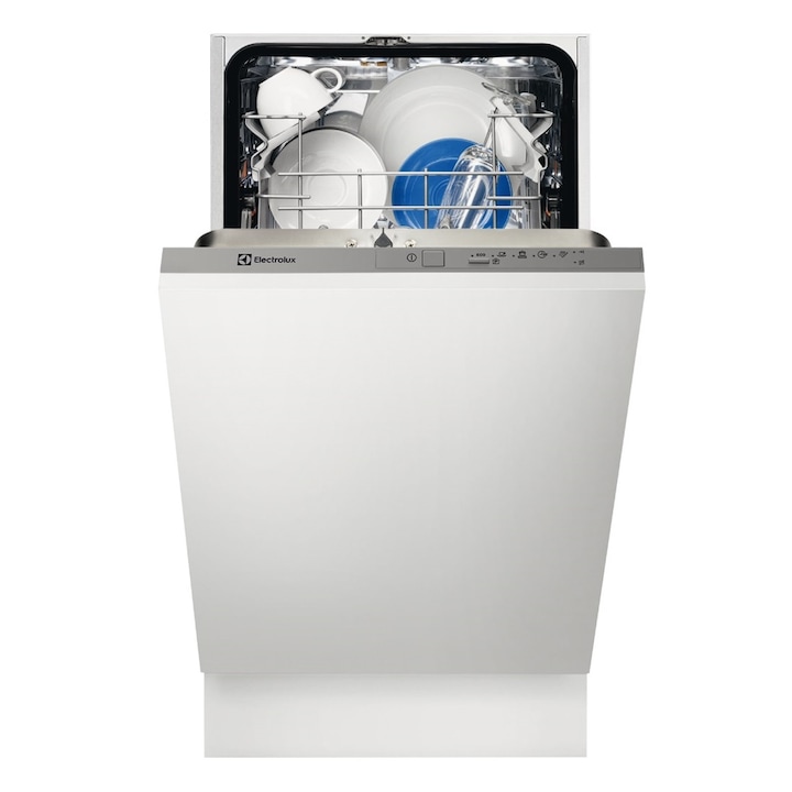 Electrolux ESL4201LO Teljesen beépíthető mosogatógép, 45cm, 9 terítékes, 5 program, A+ energiaosztály