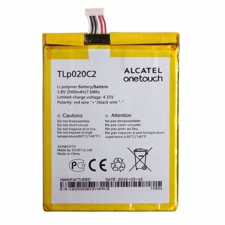 Alcatel Idol X Slate TLP020C2 akkumulátorral kompatibilis