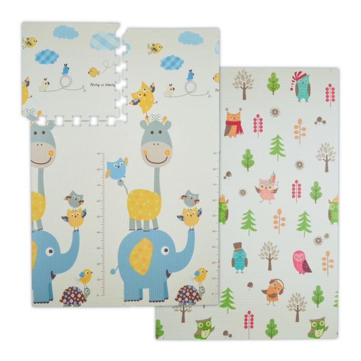 Дунапренова постелка XPE Relaxdays, многоцветна, мека, 175x120 см