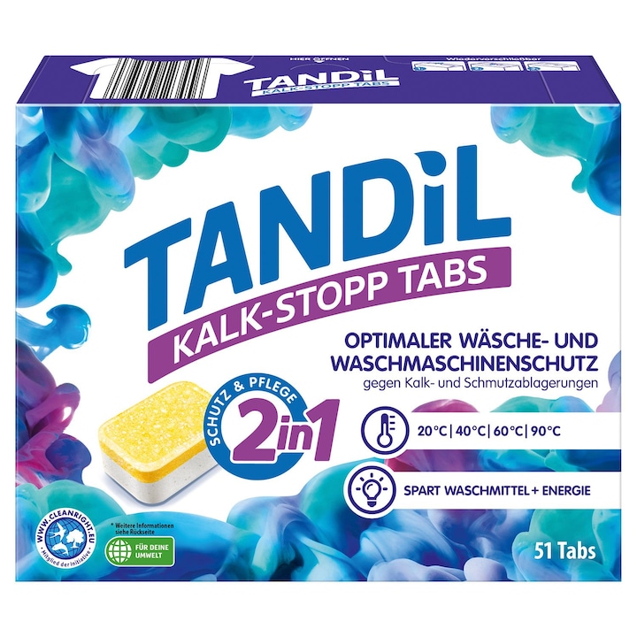 Tablete anticalcar pentru masina de spalat haine Tandil,51 buc