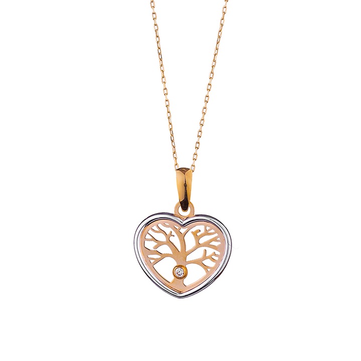 Висулка Swan Pearls BJ017N, 14K Злато