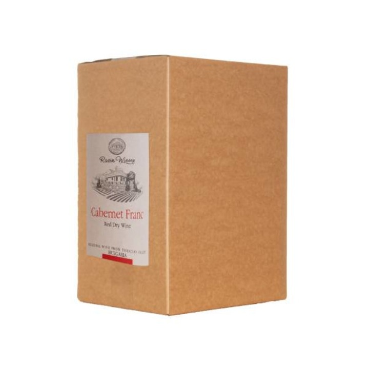 Червено вино Rusin Winery, Каберне, Bag in box, 5л