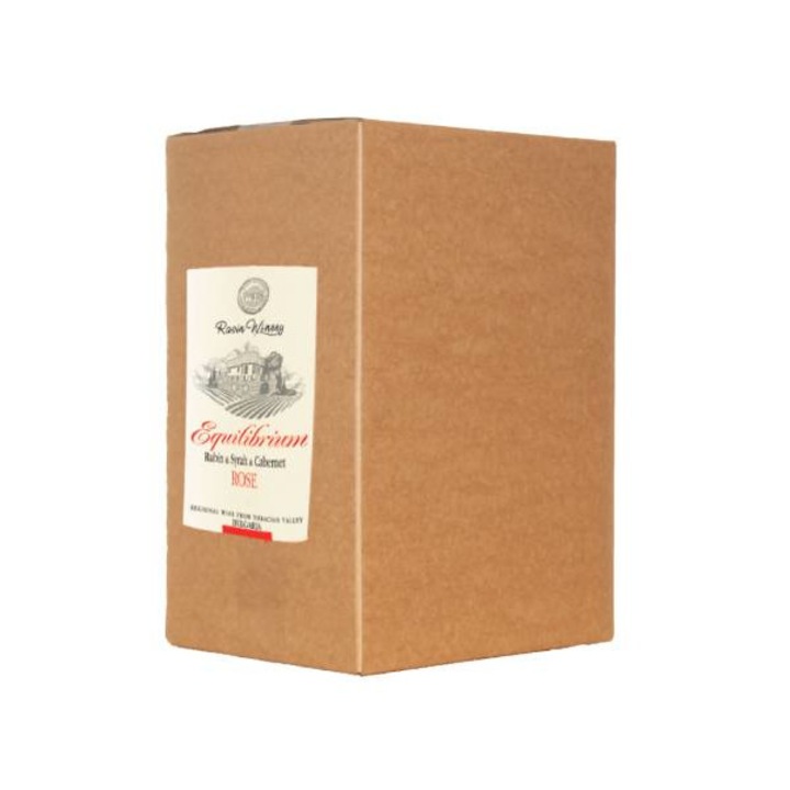 Розе вино Rusin Winery, Еквилибриум, Bag in box, 5л
