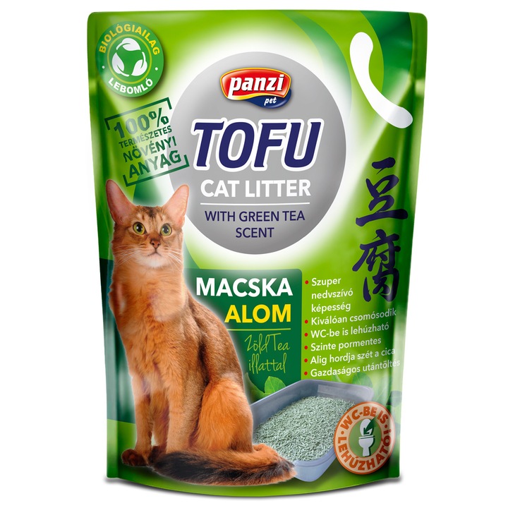 Panzi Tofu alom, zöld tea illat, 2,5kg