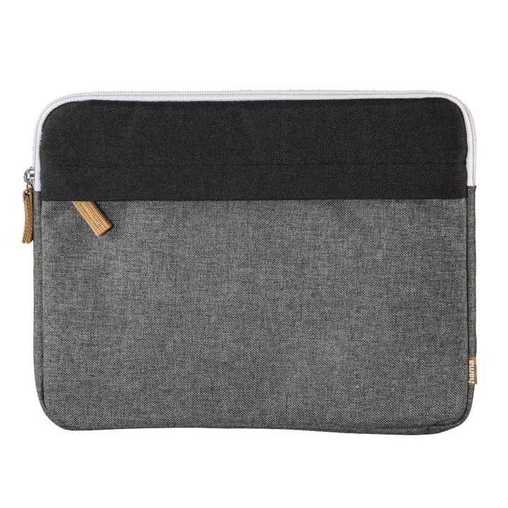 Husa laptop Florence, Hama, Textil, 11", Negru/Gri