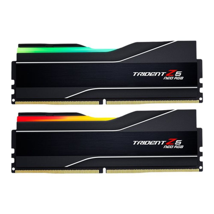 G.Skill Trident Z5 Neo RGB - DDR5 - kit - 32 GB: 2 x 16 GB - DIMM 288-pin - 6000 MHz / PC5-48000 - unbuffered (F5-6000J3238F16GX2-TZ5NR)