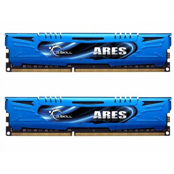Памет RAM GSkill ARES Dual, F32133C10D16GAB, DDR3, 16GB, 2133MHz, CL10