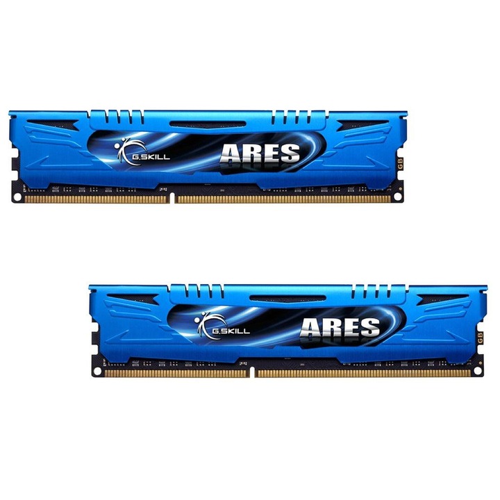 Памет RAM GSkill ARES Dual, F32133C10D16GAB, DDR3, 16GB, 2133MHz, CL10