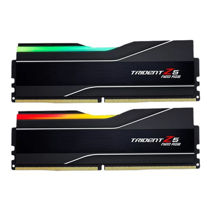 Памет G.SKILL, Trident Z5 NEO RGB 64GB (2x32GB) DDR5, PC5-48000, 6000MHz, CL32, F5-6000J3238G32GX2-TZ5NR