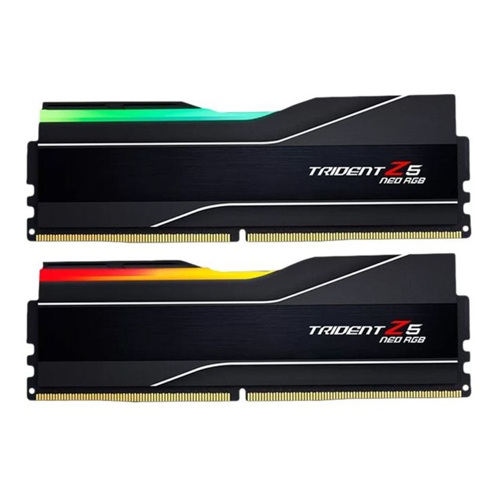 G.SKILL 64GB DDR5 6000MHz Kit(2x32GB) Trident Z5 Neo RGB Black, 196885, Memória