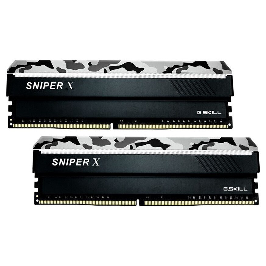 Memorie RAM, G.Skill, SNIPER X, Camo urban, DDR4, 32 GB: 2 x 16 GB