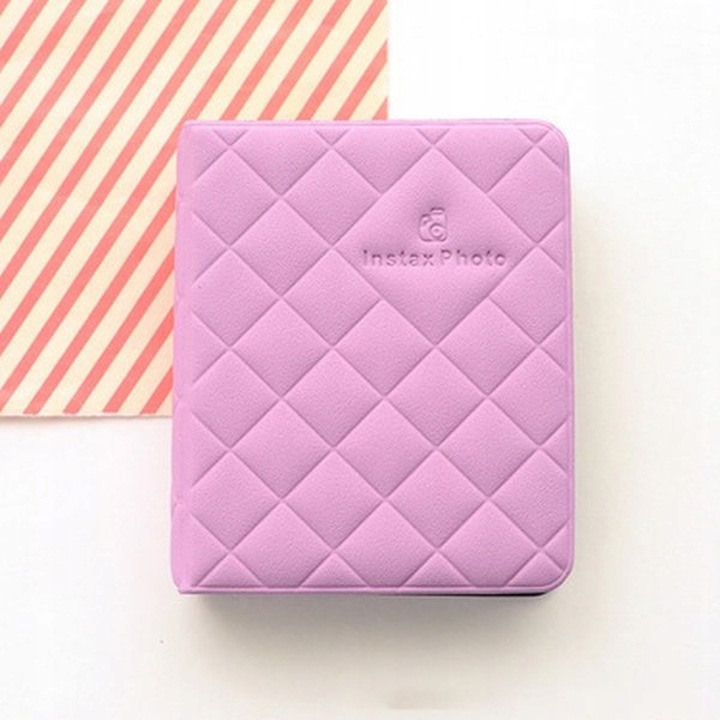 Album Foto 36 buc pentru Fuji INSTAX Mini 11, 9, 8, 7, 40, 90, Mov matlasat