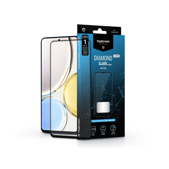 Скрийн протектор от закалено стъкло Honor Magic 4 Lite/X30/X9 5G - MyScreen ProtectorDiamond Glass Lite Edge2.5D Full Glue - черен